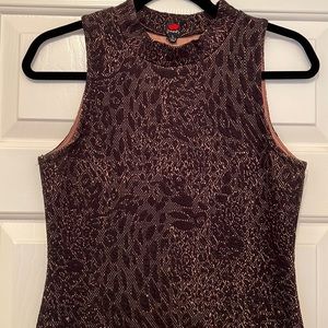 Women’s Animal Print Black Mini Dress - Size L